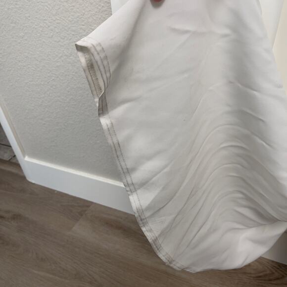 Tadashi Shoji Lilo Back Drape Wedding Gown Ivory 6 Elegant Formal Bridal - Picture 11 of 15